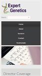 Mobile Screenshot of expertgenetics.com